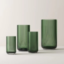 Glass Vase in Copenhagen Green