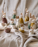 Big Bunny with Flower Embroidery