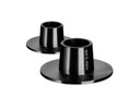 Matte Metal Candlestick Holder - Set of 2