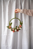 Wool Artichoke Wreath