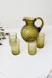 Crystal Hobnail Jug