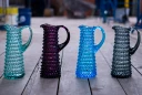 Crystal Hobnail Pitcher