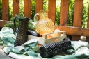 Crystal Hobnail Pitcher