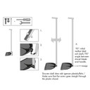 Standing Dustpan & Brush Set