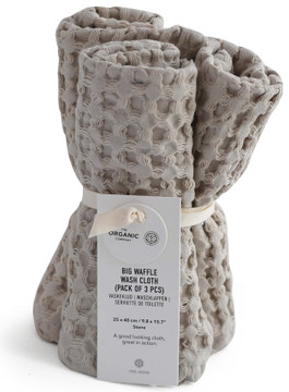 Big Waffle Wash Cloth 3 Pack