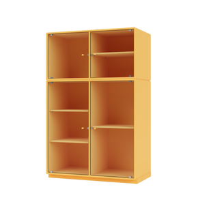 RIPPLE III Vitrine Cabinet with Plinth