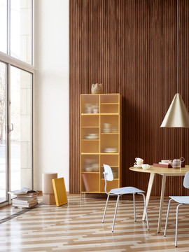 RIPPLE IV Vitrine Cabinet with Legs