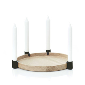 Luna Tray with Candleholders