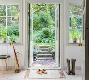 Umbrella Bin in Brass
