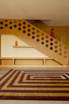 Teklan Labyrinth Wool Rug