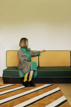 Teklan Diagonal  Wool Rug