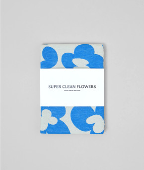 Super Clean Flowers Tea Towel