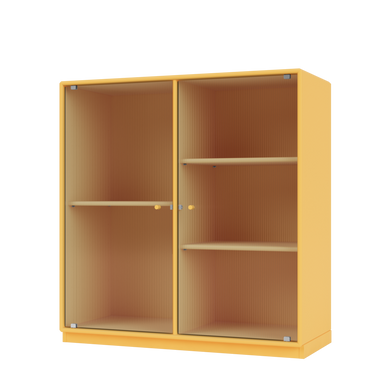 RIPPLE II Vitrine Cabinet with Plinth