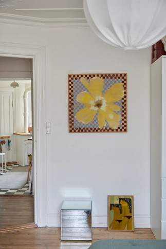 Flower With Checks 03