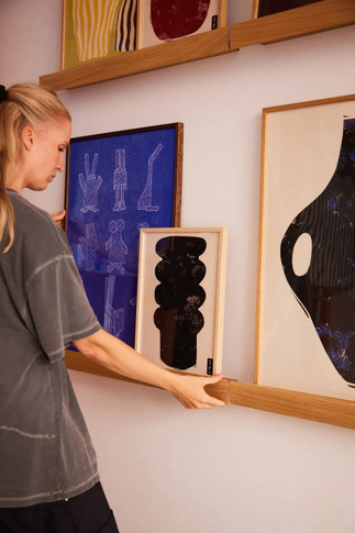 Floating Gallery Shelf