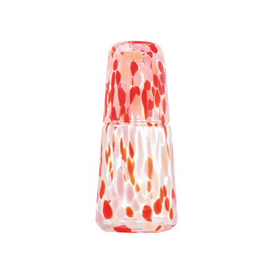 Glass Speckled Night Service: Carafe & Cup