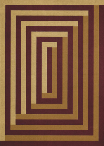 Teklan Labyrinth Wool Rug