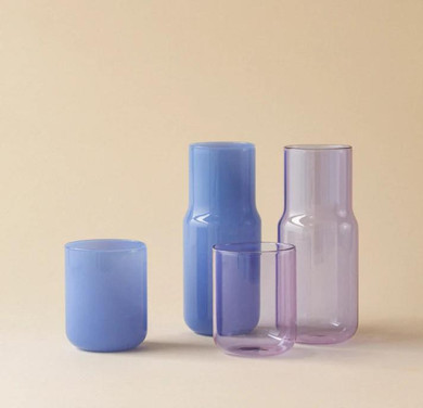 Tinted Glass Carafe