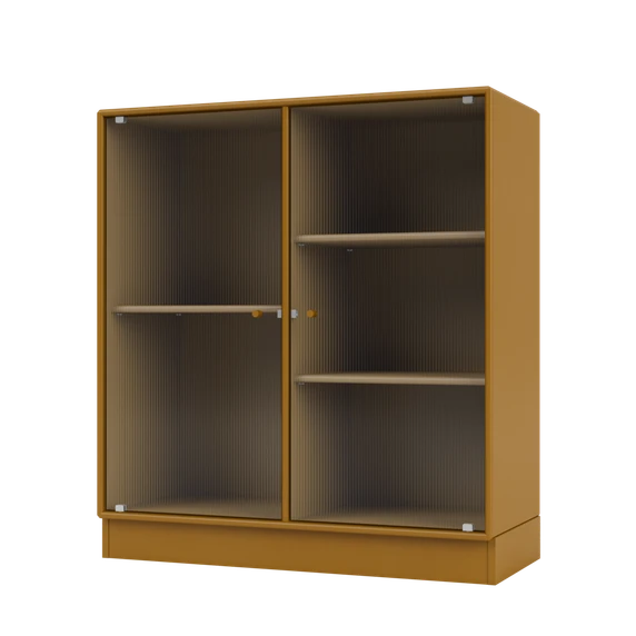 RIPPLE II Vitrine Cabinet with Plinth