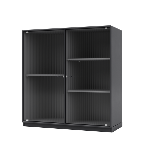 RIPPLE II Vitrine Cabinet with Plinth