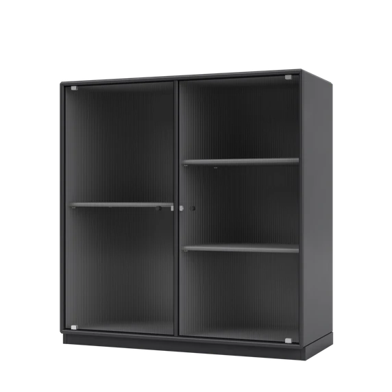 RIPPLE II Vitrine Cabinet with Plinth