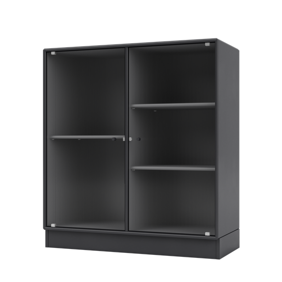 RIPPLE II Vitrine Cabinet with Plinth