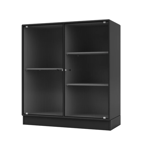 RIPPLE II Vitrine Cabinet with Plinth