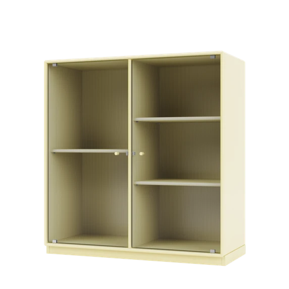 RIPPLE II Vitrine Cabinet with Plinth