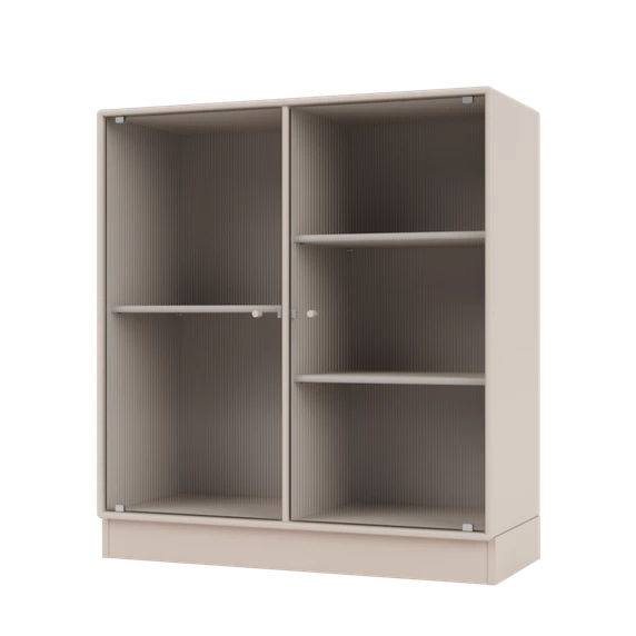 RIPPLE II Vitrine Cabinet with Plinth