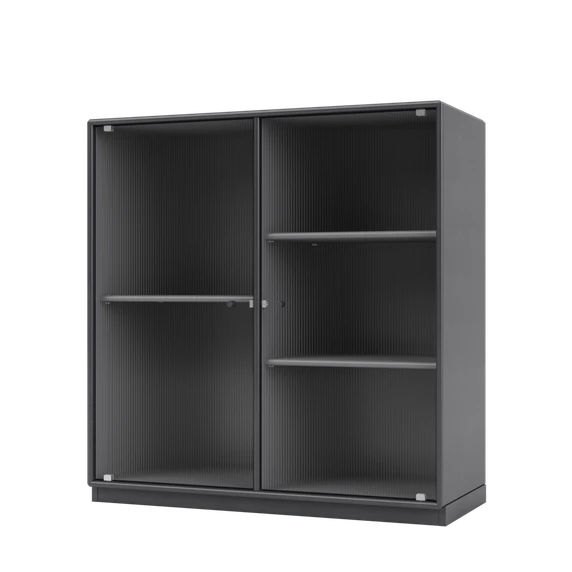 RIPPLE II Vitrine Cabinet with Plinth