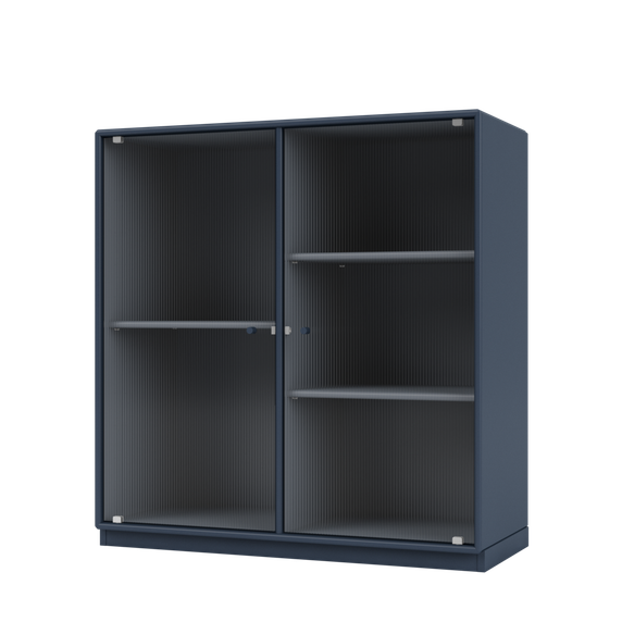 RIPPLE II Vitrine Cabinet with Plinth