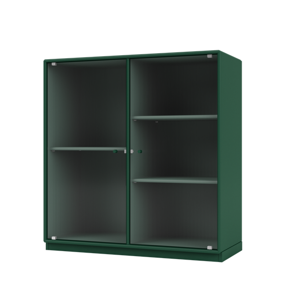 RIPPLE II Vitrine Cabinet with Plinth