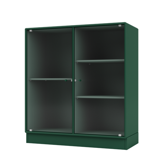 RIPPLE II Vitrine Cabinet with Plinth