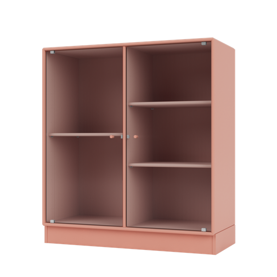RIPPLE II Vitrine Cabinet with Plinth
