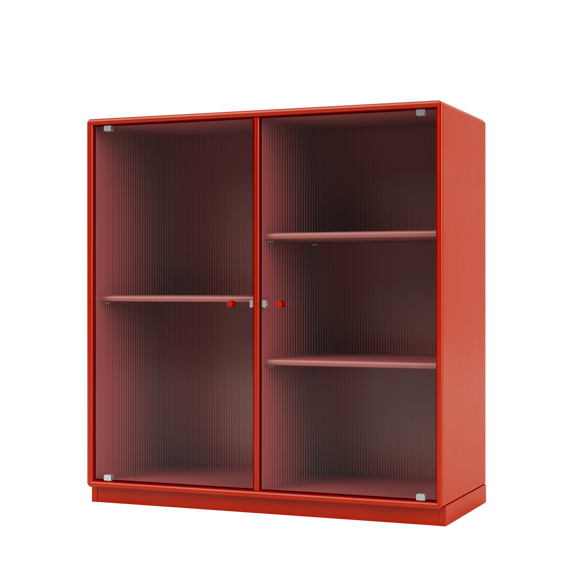 RIPPLE II Vitrine Cabinet with Plinth