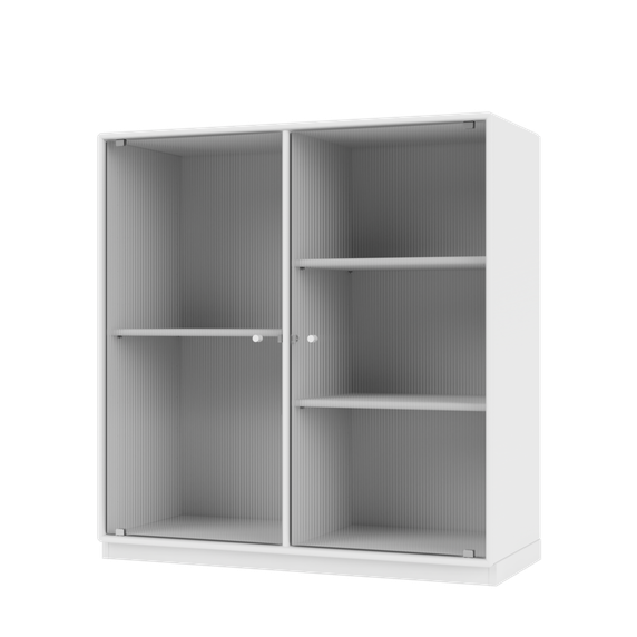 RIPPLE II Vitrine Cabinet with Plinth