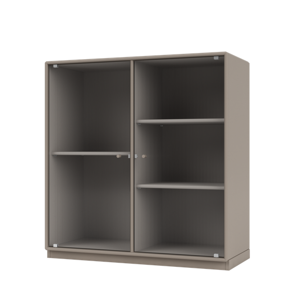RIPPLE II Vitrine Cabinet with Plinth
