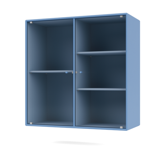 RIPPLE II Vitrine Cabinet with Suspension Rail