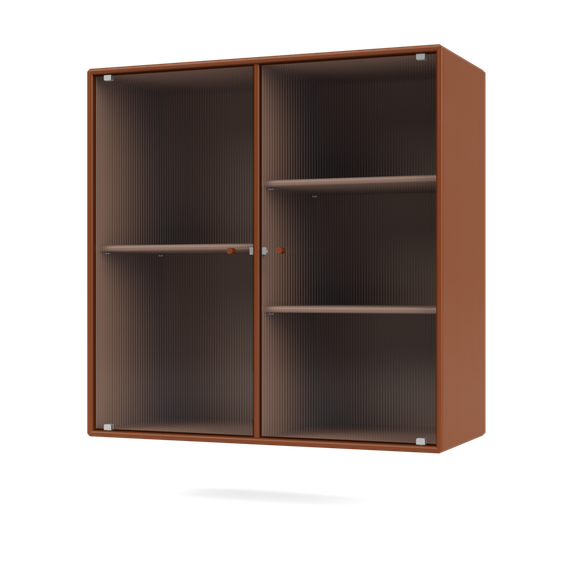 RIPPLE II Vitrine Cabinet with Suspension Rail