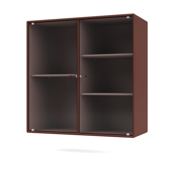 RIPPLE II Vitrine Cabinet with Suspension Rail