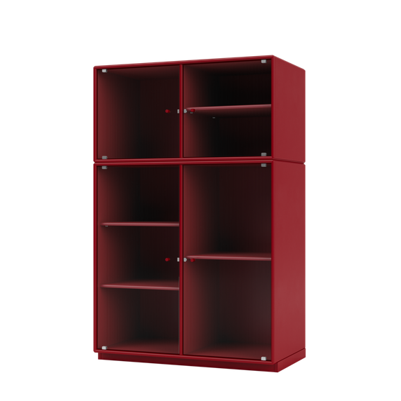 RIPPLE III Vitrine Cabinet with Plinth