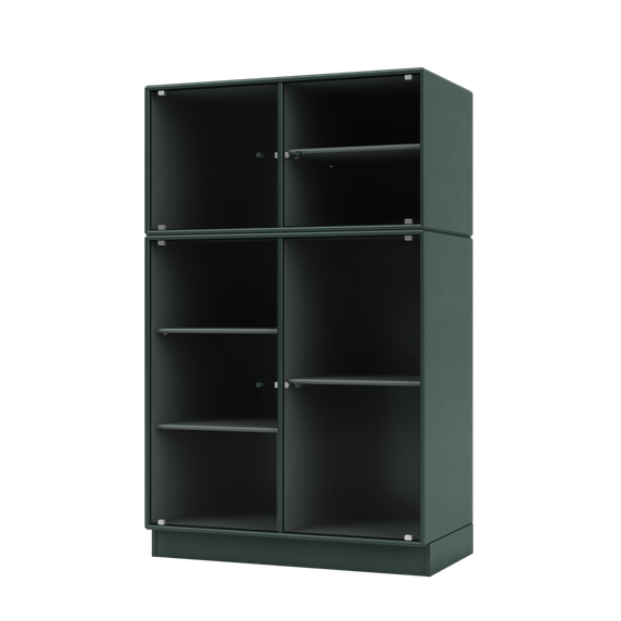RIPPLE III Vitrine Cabinet with Plinth