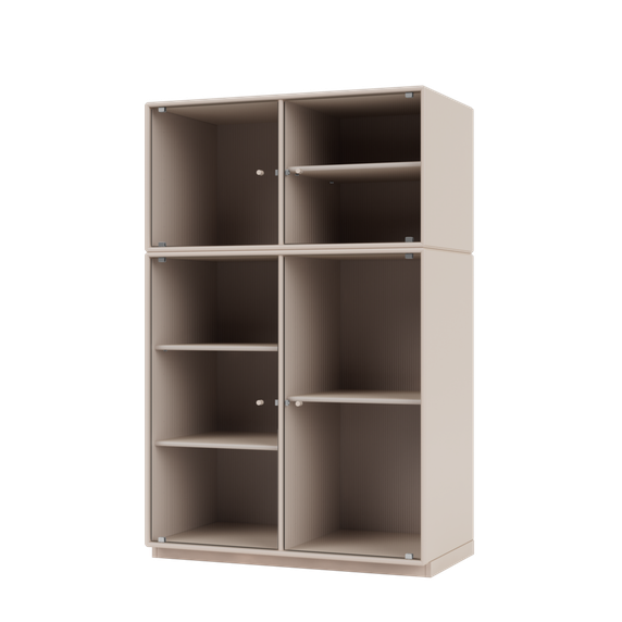 RIPPLE III Vitrine Cabinet with Plinth