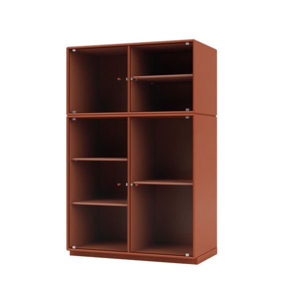 RIPPLE III Vitrine Cabinet with Plinth