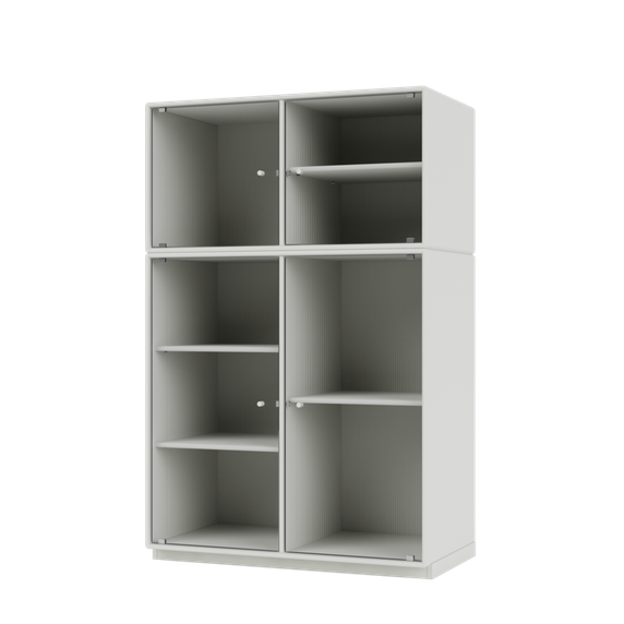 RIPPLE III Vitrine Cabinet with Plinth