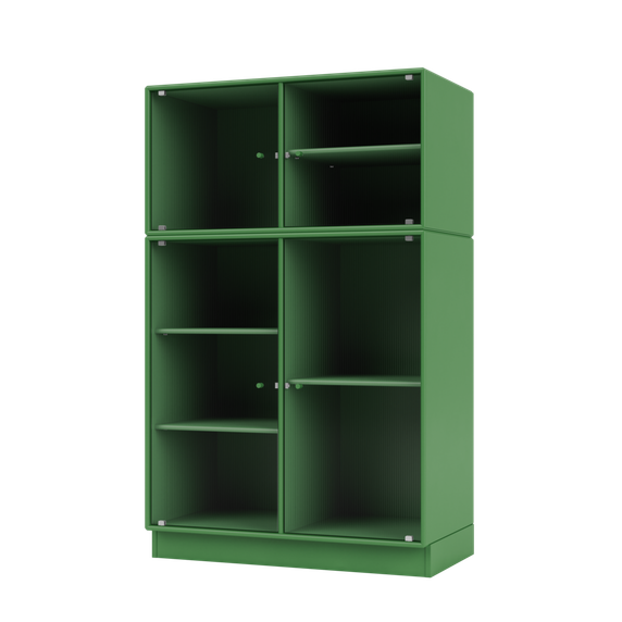 RIPPLE III Vitrine Cabinet with Plinth