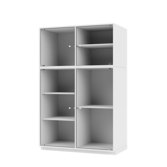 RIPPLE III Vitrine Cabinet with Plinth