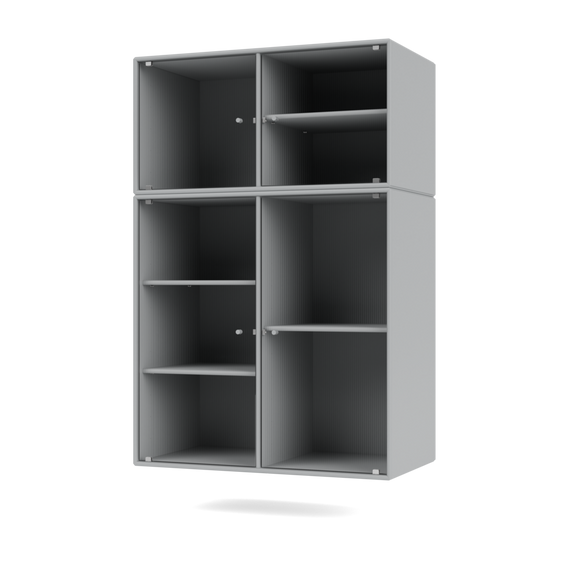 RIPPLE III Vitrine Cabinet with Suspension Rail