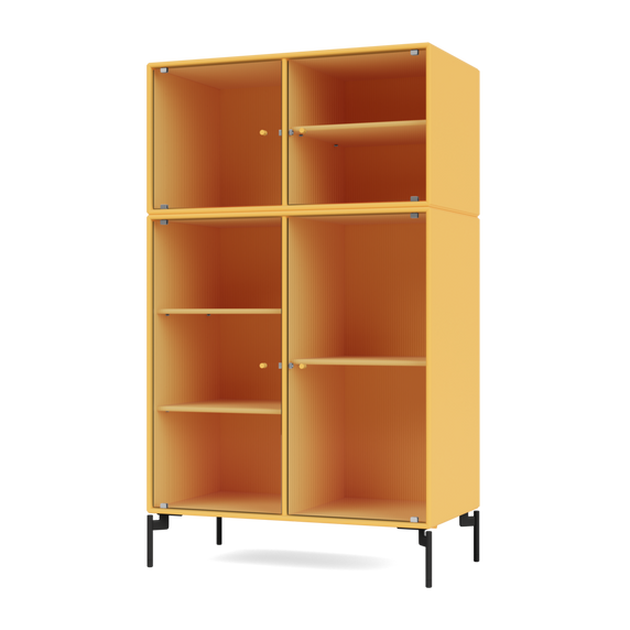 RIPPLE III Vitrine Cabinet with Legs