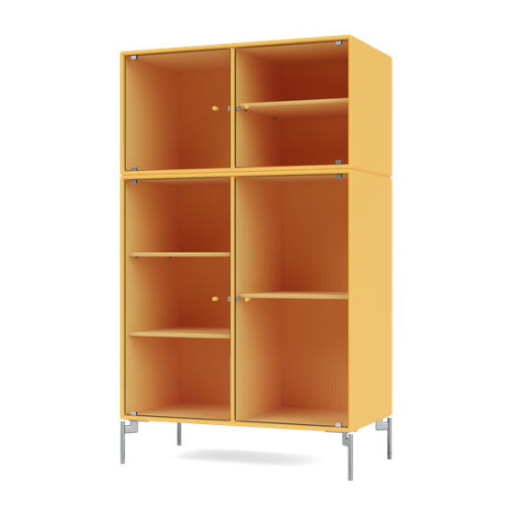 RIPPLE III Vitrine Cabinet with Legs
